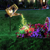 Vookry Regadera Solar Con Luces, Luces Solares De Jardin, Lu