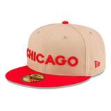 Gorro Bulls Nba City Edition Beige 59fifty Fitted Cap