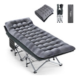 Catre Plegable Adultos, Cama Portátil Exterior Con Almohada