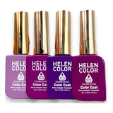 Kit Esmalte Helen Color Violeta 4un Nova Coleção Conexão 