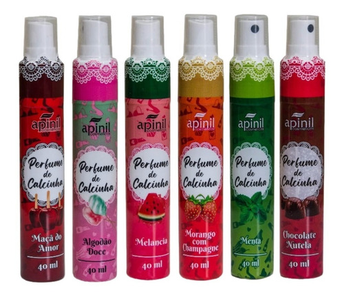 Spray Perfumado De Calcinha Intimo Sensual Com 12 Unidades