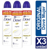  Desodorante Dove Original Pack X3 Unid Grande 250ml