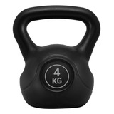 Pesa Rusa Kettlebell 4 Kg Fitness Entrenamiento Negro