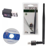 Antena Wi-fi Adaptador Wireless 1200mbps Usb Pc Notebook Nfe