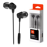 Fone Ouvido Jbl C50hi In-ear Original Celular Conector P2 P3