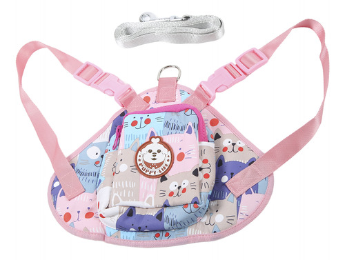 Mochila De Dibujos Animados Para Mascotas, Bolsa De Arnés Aj