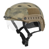 Casco Con Visor Verde Olivo Helmet Ballistic Airsoft Xchws C