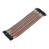 Pack 40 Cables Dupont Hembra-hembra (20cm) Arduino Nodo