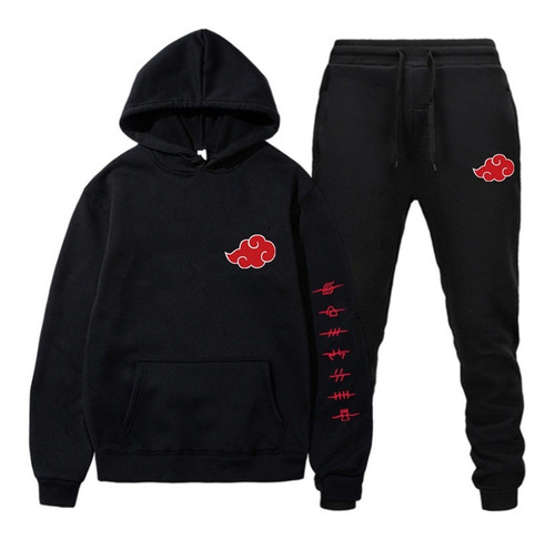 Conjunto Moletom Naruto Akatsuki Anime Série