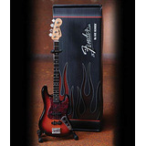 Hacha Heaven Fj002 Fender Jazz 3color Sunburst Miniatura Rép