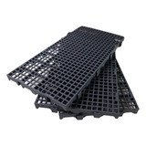 10 Pisos Plastico Preto Estrado Plat 50x25cm Piso P/ Box