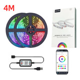 Luz Led Con Manguera Neón Flexible 4m Bluetooth Smart