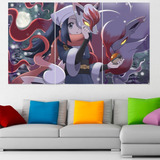 Cuadro Triptico Akari Pokemon Arceus Art 120x70cm