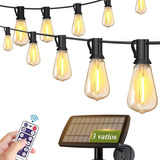 2023 Guirnalda De Luces Solares Led De 10 M Con Mando A