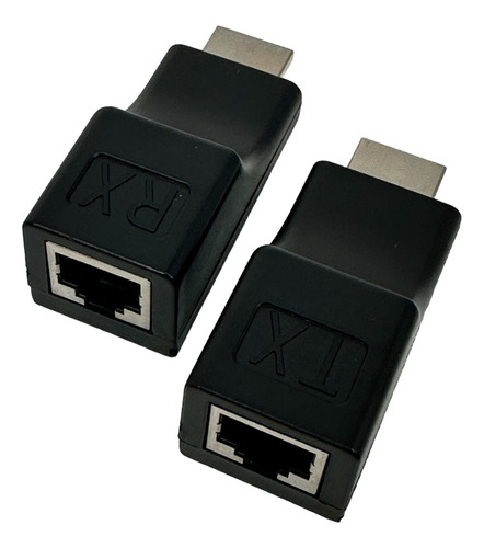 Extensor Hdmi A Hdmi 30m Para Cable Cat6 Rj45 1080p