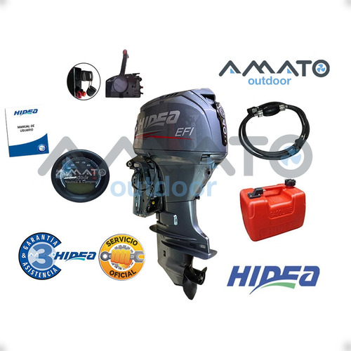 Motor Fuera De Borda Hidea 40hp 4t P.l Trim Super Precio