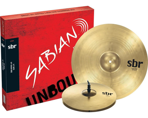 Jgo. De Platillos 2-pack 14 /18  Sbr Sabian Sbr5002