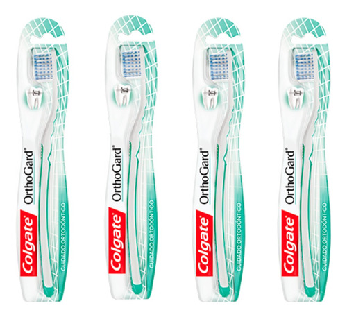 Kit De 4 Cepillos Dentales Colgate Orthogard