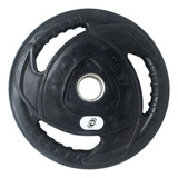 Disco Olímpico 15kg Forrado Caucho Barras Pesas Gym Sportfit