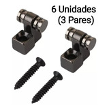 Rebaixador Cordas Guitarra Retentor String Tree Roller 6 Un.