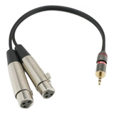 3.5mm Esté Xlr A Doble Cable De Sonido Del Micrófono, 1