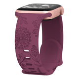 Correa Grabado En Relieve Para Apple Watch Todas Series