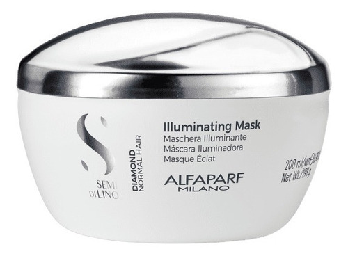 Alfaparf Semi Di Lino Diamond Illuminating - Máscara 200ml