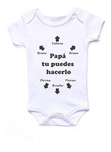  Pañalero Papa Tu Puedes Niño/niña Bebes Envio Gratis!!!