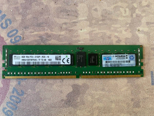 Memoria Ddr4 8gb Hma41gr7mfr4n Servidor Hp Dell