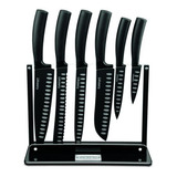 Set De Cuchillos De 7 Piezas Cuisinart Classic Color Negro