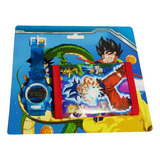 Combo Billetera Y Reloj De Dragon Ball Para Niños