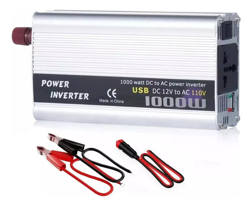 Convertidor De Corriente Auto Para Auto 1000w 12 A 110v