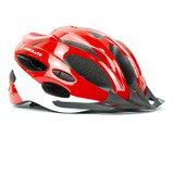 Capacete Ciclismo Absolute Nero Bike Mtb Speed Com Pisca Led Cor Vermelho/branco Tamanho M (54 - 57cm