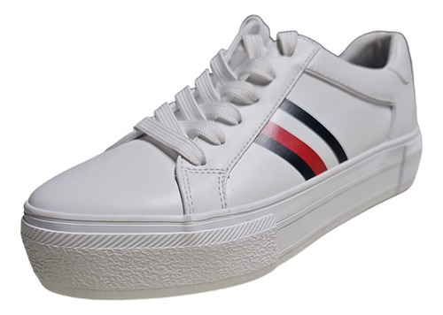 Tenis Tommy Hilfiger Mujer Blancos 658921