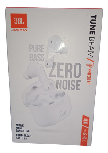 Jbl Zero Noise Tunebeam Blanco 48hrs Noise Cancelling 