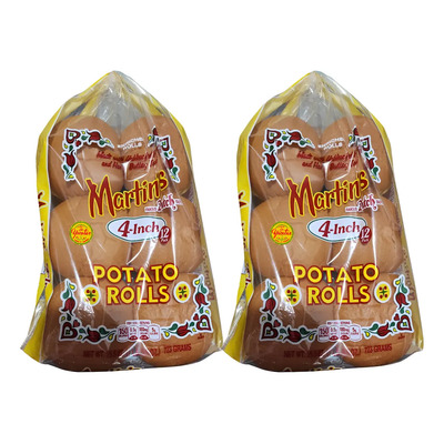 2 Bolsas Pan Hamburguesa Martins 4-inch De 12 Panes C\u002Fbolsa | Envío gratis