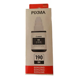 Botella De Tinta Original Canon Pixma 190 Bk (negra) 135ml