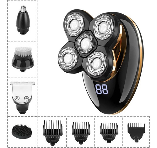 Maquina De Afeitar 5 En 1, Afeitadora, Rasuradora De Cabeza