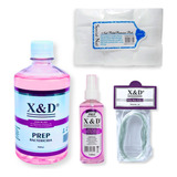 Kit Fibra De 2m + Algodão + 1 Prep 120ml + Prep De 500ml