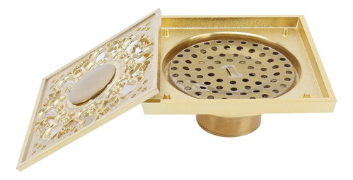 Juego De Desagüe De Piso Dorado Para Baño, Inodoro, Desodora