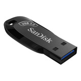 Pen Drive Sandisk Ultra Shift 256gb Usb 3.0 100mb/s Preto