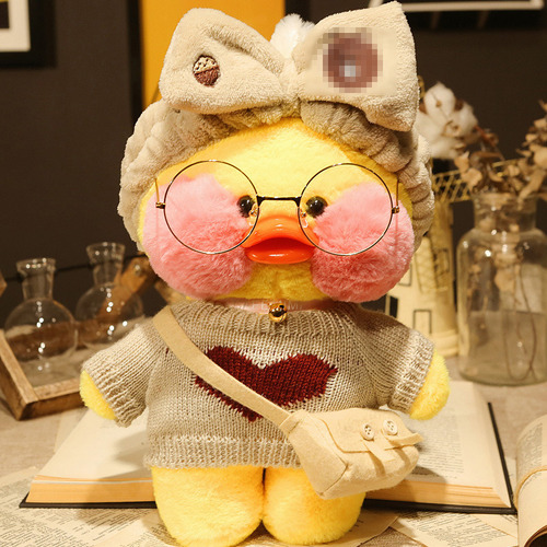 Brinquedos De Pelúcia Pato Lalafanfan Kawaii De 30 Cm