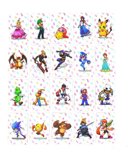 20 Tarjetas Amiibo Super Smash Nintendo Switch & Lite Nfc 