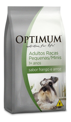 Ração Optimum Dog Adulto Raças Pequenas Frango/arroz 10kg