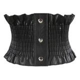 Women's Elastic Waist Corset Wide Elastic Belts .