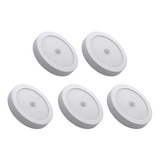 Pack 5 Foco Led Sobrepuesto 18w Sensor Movimiento Luz Fria