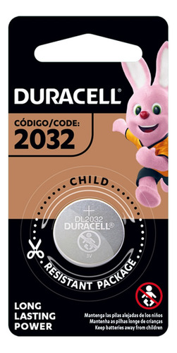 Pilas De Boton Duracell Cr2032 X1 Unidad