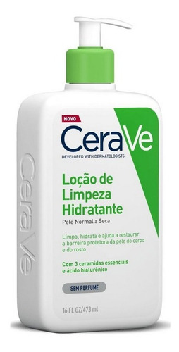 Gel De Limpeza Cerave Pele Normal E Oleosa 454g