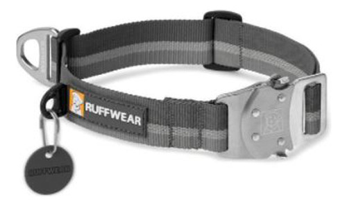 Collar Ruffwear Top Rope Color Gris Oscuro Granite Gray Tamaño Del Collar S