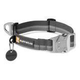 Collar Ruffwear Top Rope Color Gris Oscuro Granite Gray Tamaño Del Collar S